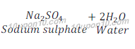  sodium hydroxide + sulphuric acid 100 