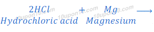 reaction of hydrochloric acid with magnesium121 