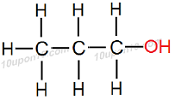 structural formula of propanol 
