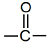 structural formula of ketone functional group