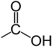 structural formula of carboxylic group