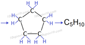  electron dot structure1 of cyclopentane 