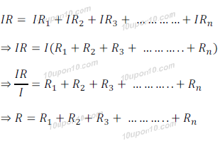 3expression for n-resistors in series