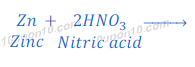reaction of zinc with nitric acid