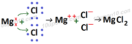 Formation of magnesium chloride
