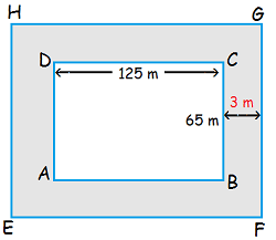 class 7th math Perimeter and area solution of एनसीईआरटी प्रश्नावली 11.4 Q2