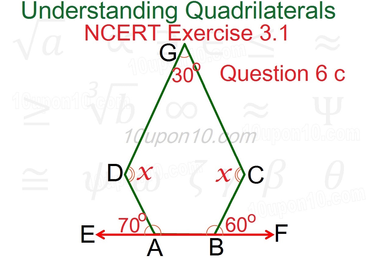 understanding quadrilaterals ncert exercise 11.1 question6-c-answer