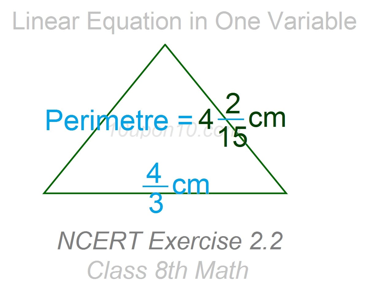  linear equation ncert exercise 2.2 question 3