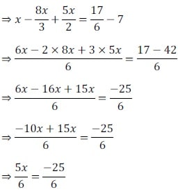  linear equation ncert exercise 2.5_3a math