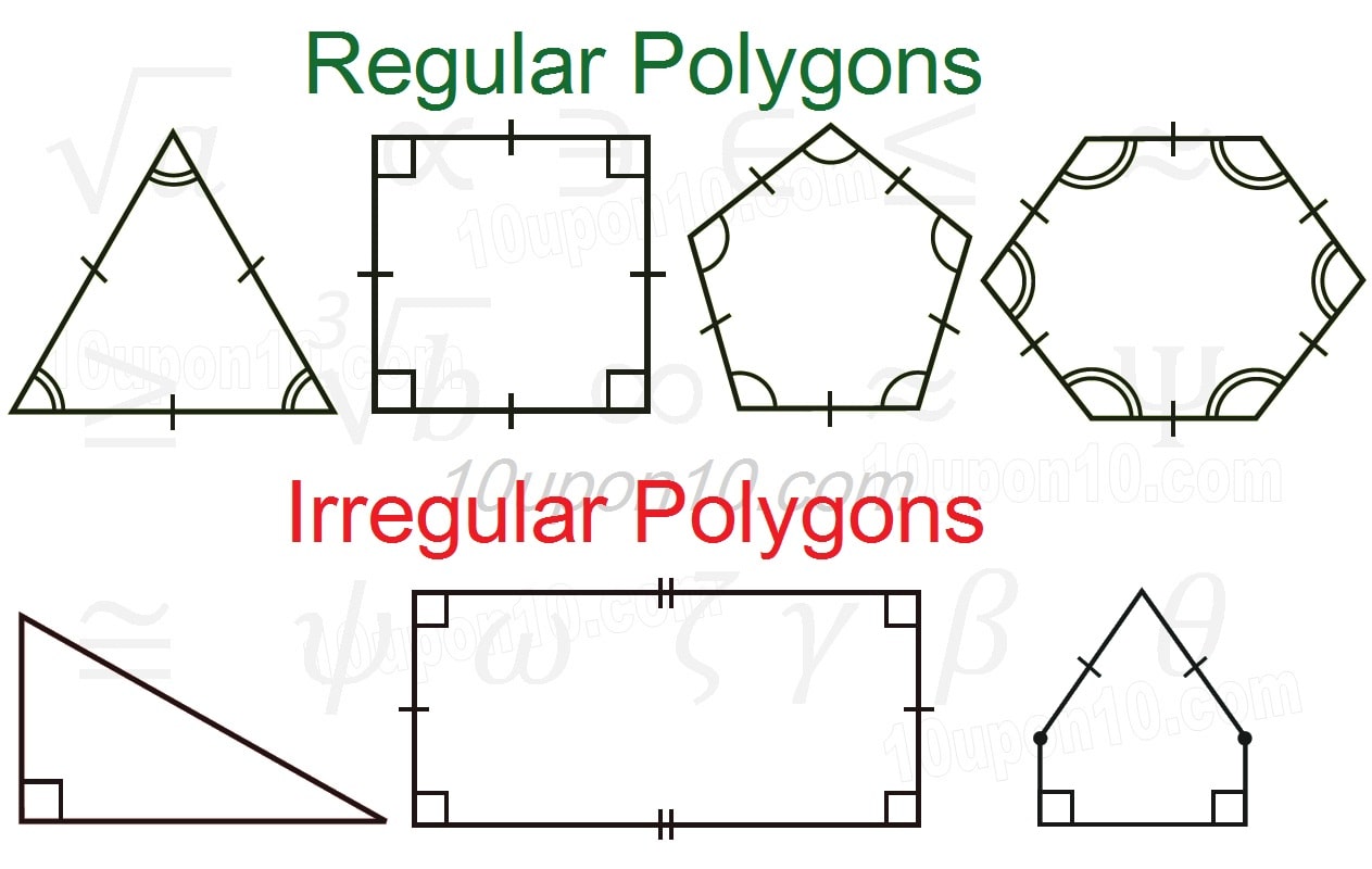 understanding quadrilaterals regular and irregular polygons