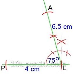  practical geometry ncert exercise 4.3 construction of quadrilateral-10