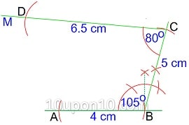  practical geometry ncert exercise 4.4 construction of quadrilateral-3e