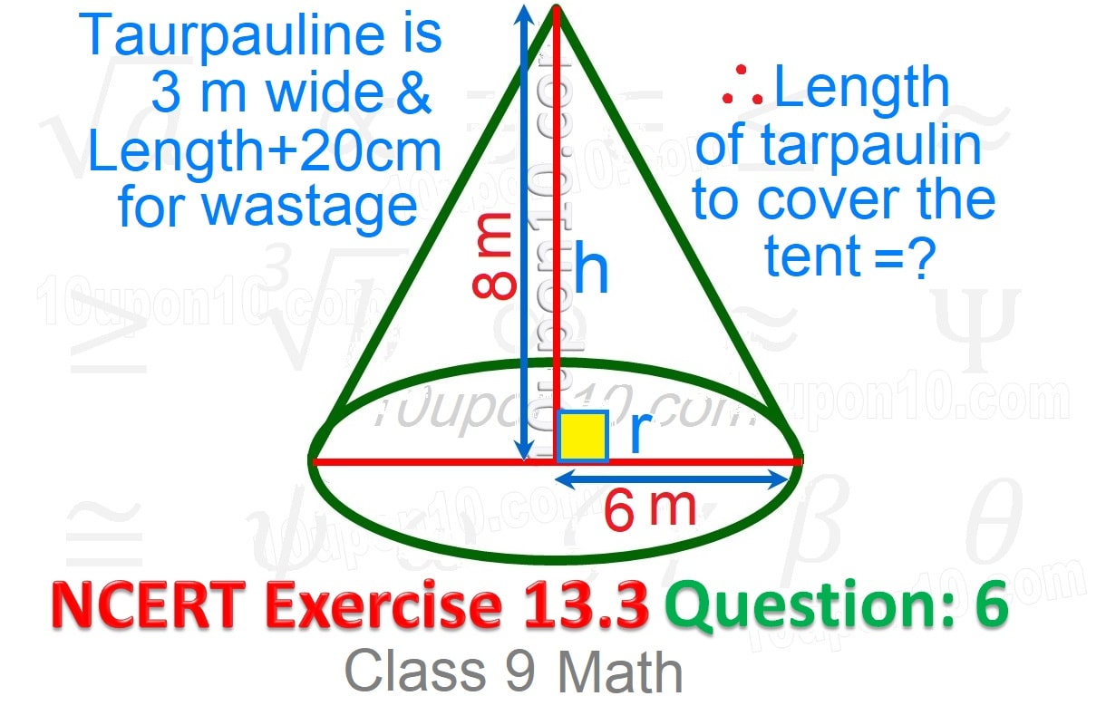 9 math surface areas and volumes ncert exercise 13.3 question 5