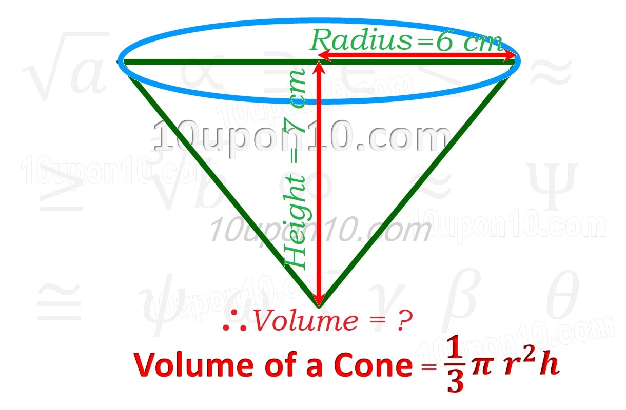 9 math surface areas and volumes ncert exercise 13.7 answer of question 1