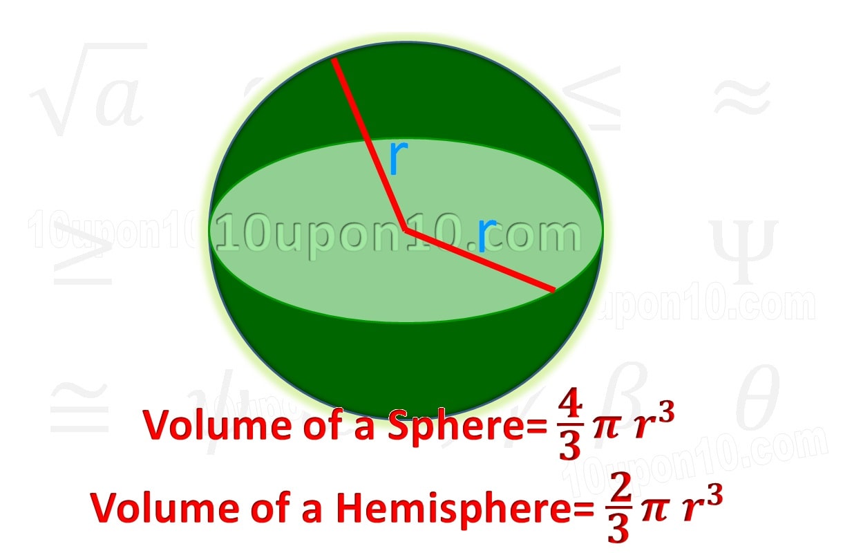 9 math surface areas and volumes ncert exercise 13.8 volume of sphere and hemisphere