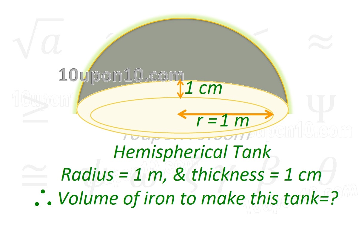 9 math surface areas and volumes ncert exercise 13.8 question number6