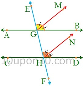 रेखाएँ और कोण क्लास नौवीं गणित प्रमेय 6.10