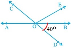 क्लास नौवीं गणित रेखाएँ और कोण एनसीईआरटी प्रश्नावली 6.1 का हल  प्रश्न संख्या 1