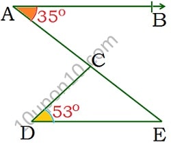 क्लास नौवीं गणित रेखाएँ और कोण एनसीईआरटी प्रश्नावली 6.3 प्रश्न संख्या 3