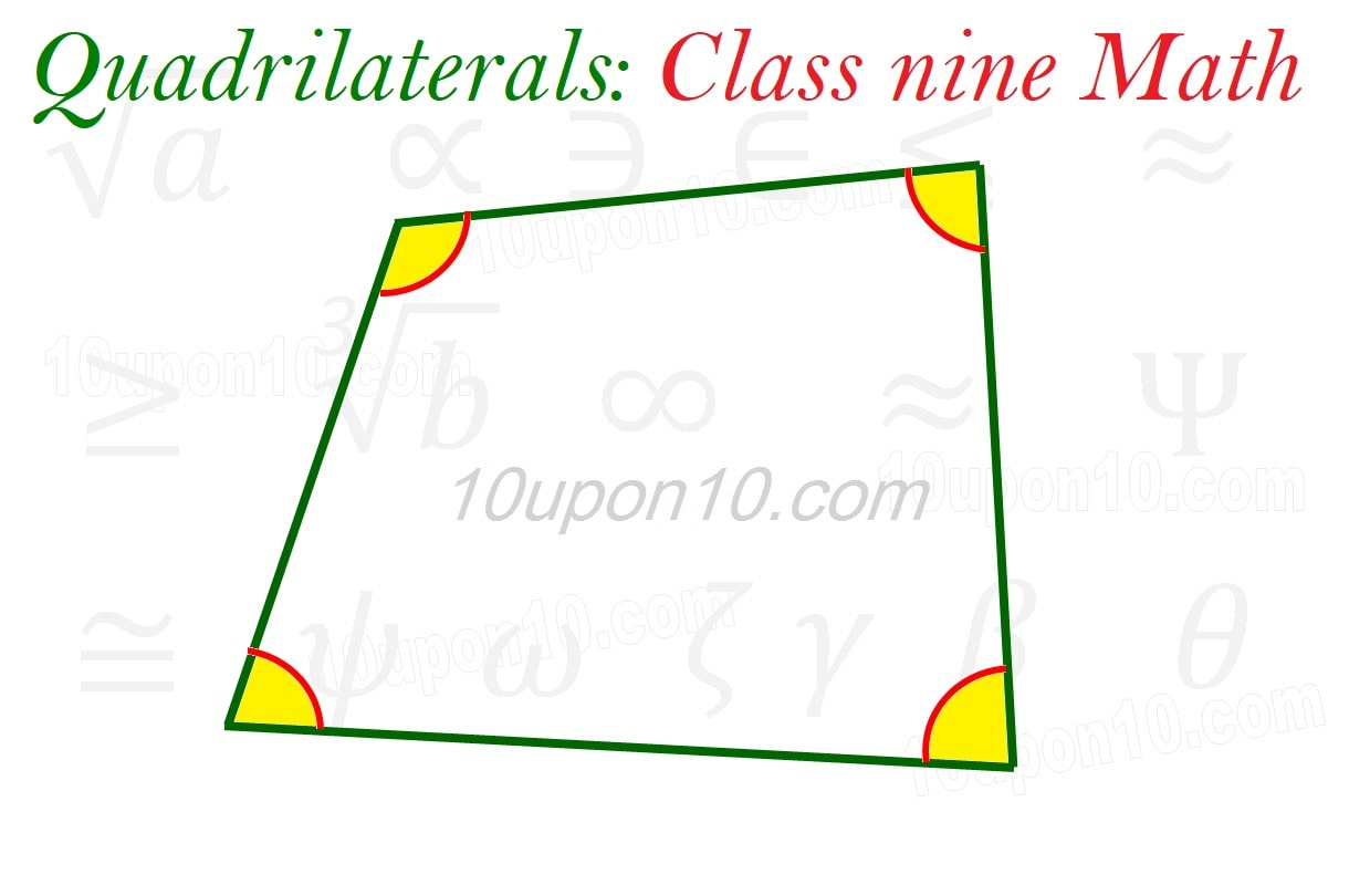 class 9th math quadrilaterals