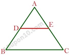 चतुर्भुज क्लास नौवीं गणित mid-point प्रमेय