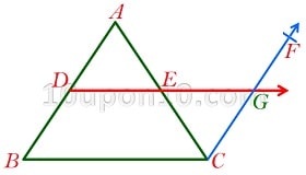 class 9th math quadrilaterals mid-point theorem proof