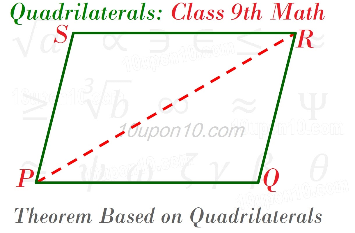 class 9th math quadrilaterals theorem 8.3