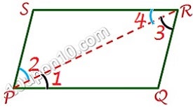 class 9th math quadrilaterals theorem 8.4