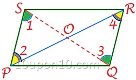 class 9th math quadrilaterals theorem 8.7