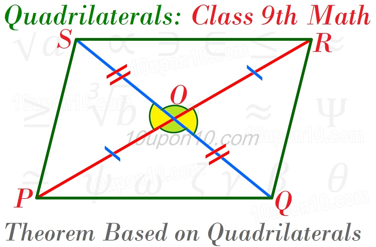 class 9th math quadrilaterals theorem 8.8