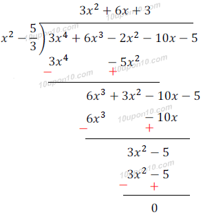 10 math polynomials-7 ncert exercise 2.3