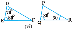 10 math-6 त्रिभुज एनसीईआरटी प्रश्नावली 6.3