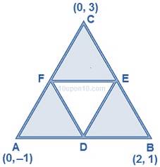 10 math coordinate geometry एनसीईआरटी प्रश्नावली 7.3 प्रश्न3