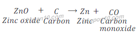 reaction between zinc oxide and carbon136