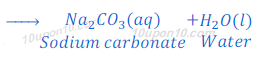  carbon dioxide + sodium hydroxide 51