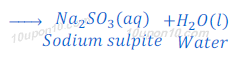  sulphur dioxide + sodium hydroxide 53