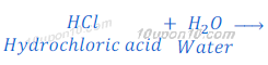hydrochloric acid + water 60