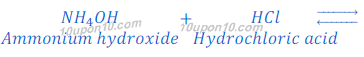 reaction of ammonium hydroxide with hydrochloric acid 83