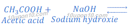 reaction of acetic acid with sodium hydroxide 89