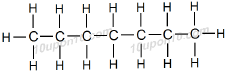 structural formula of heptane