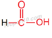 structural formula of methanoic acid