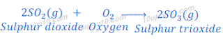 reaction of sulphur dioxide with oxygen