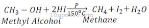 Organic Chemistry  alkane preparation 1 of methane from methyl alcohol