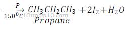 Organic Chemistry  alkane preparation of propane from acetone