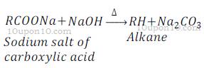 Organic Chemistry  alkane preparation 1 of alkane from sodium salt of carboxylic acid