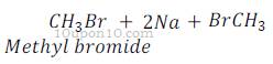 Organic Chemistry  alkane preparation 1 of ethane from methyl bromide wurtz reaction