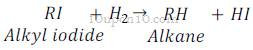 Organic Chemistry  alkane preparation of alkane from alkyl iodide