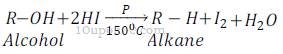 Organic Chemistry  alkane preparation 1 of alkane from alcohol