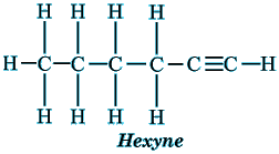 hexyne structure
