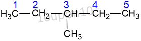 IUPAC nomenclature rule for alkanes example10